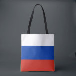 Bolsa Tote Bandeira da Rússia<br><div class="desc">Saco de Rússia com Bandeira</div>