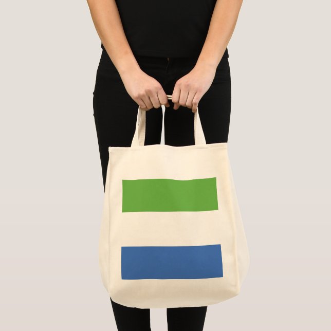 Bolsa Tote bandeira da Serra Leoa (Frente (produto))