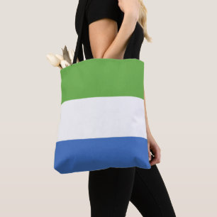 Bolsa Tote bandeira da Serra Leoa