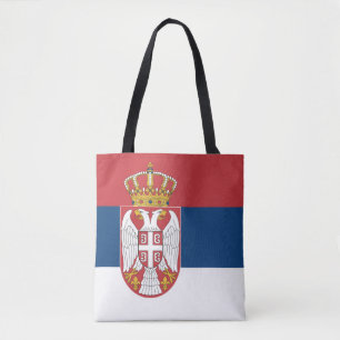 Bolsa Tote Bandeira da Sérvia