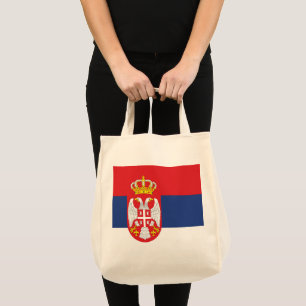 Bolsa Tote Bandeira da Sérvia