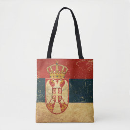 Bolsa Tote Bandeira da Sérvia