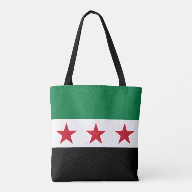Bolsa Tote Bandeira da Síria (Verso)
