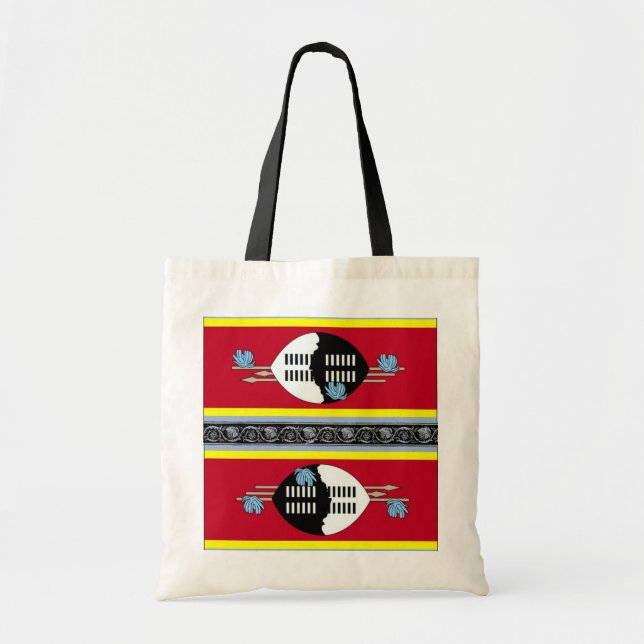 Bolsa Tote Bandeira da Suazilândia (Frente)