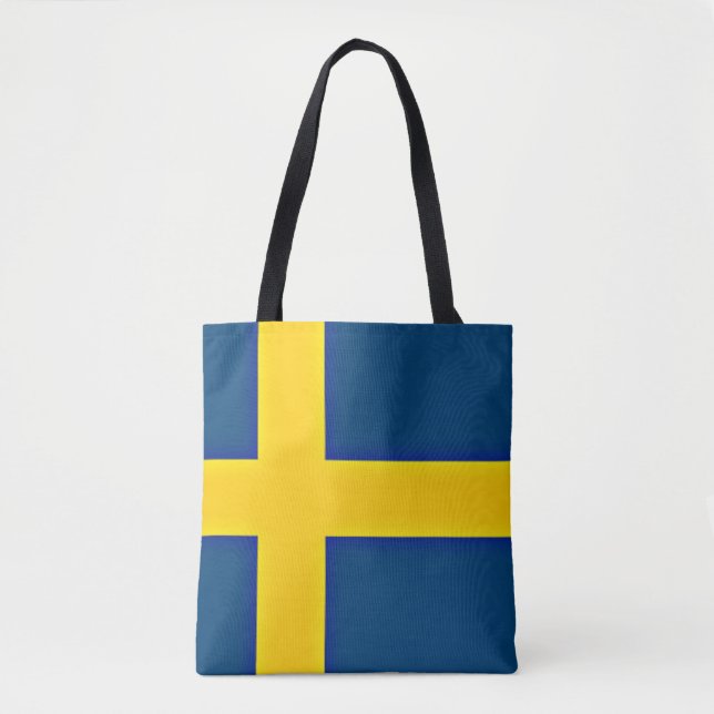 Bolsa Tote Bandeira da Suecia (Frente)