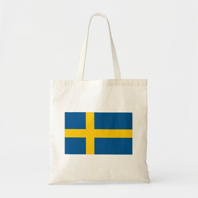 Bolsa Tote Bandeira da Suécia (Frente)
