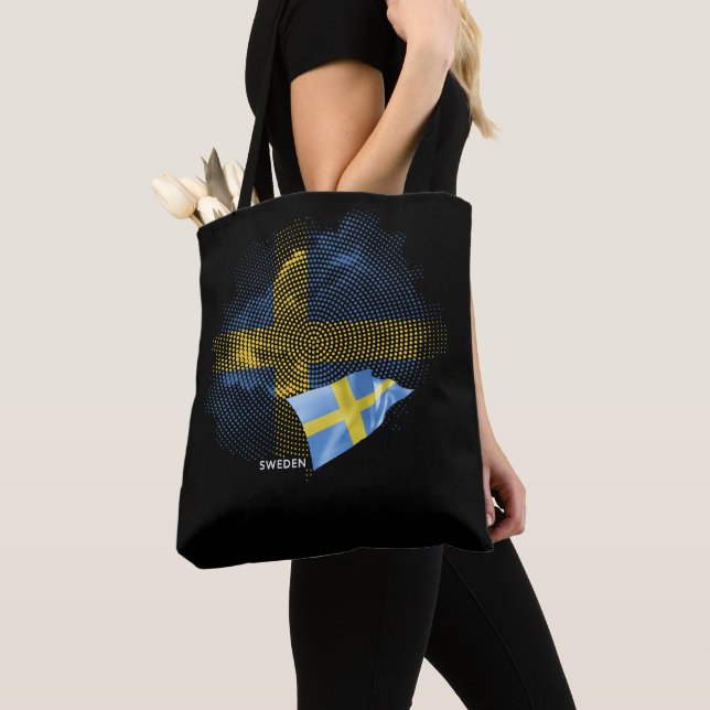 Bolsa Tote bandeira da Suécia (Close Up)