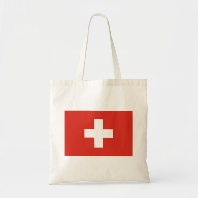 Bolsa Tote Bandeira da Suíça (Frente)