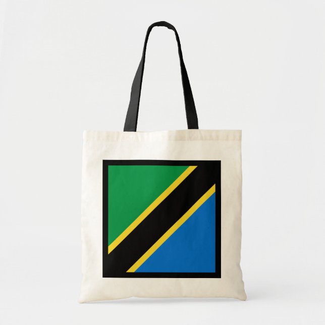 Bolsa Tote Bandeira da Tanzânia (Frente)