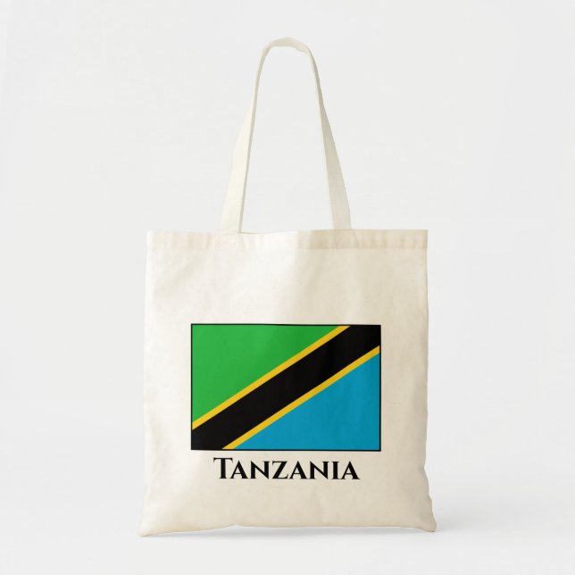 Bolsa Tote Bandeira da Tanzânia (Frente)
