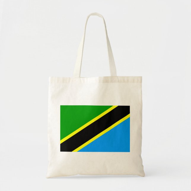 Bolsa Tote Bandeira da Tanzânia (Frente)