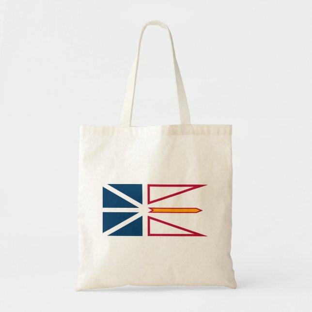 Bolsa Tote Bandeira da Terra Nova e Labrador (Canadá) (Frente)