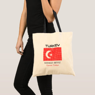 Bolsa Tote Bandeira da Turquia