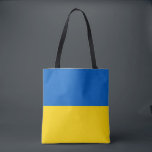 Bolsa Tote Bandeira da Ucrânia<br><div class="desc">A bandeira ucraniana é um bicolor horizontal. As cores usadas na bandeira são azuis, amarelas. A proporção da bandeira ucraniana é de 2:3. A bandeira da Ucrânia foi adotada em 1992. O primeiro uso do atual design de bandeira foi em 1848. A última mudança para a atual design da bandeira...</div>