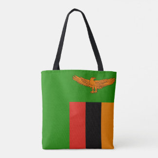 Bolsa Tote Bandeira da Zâmbia