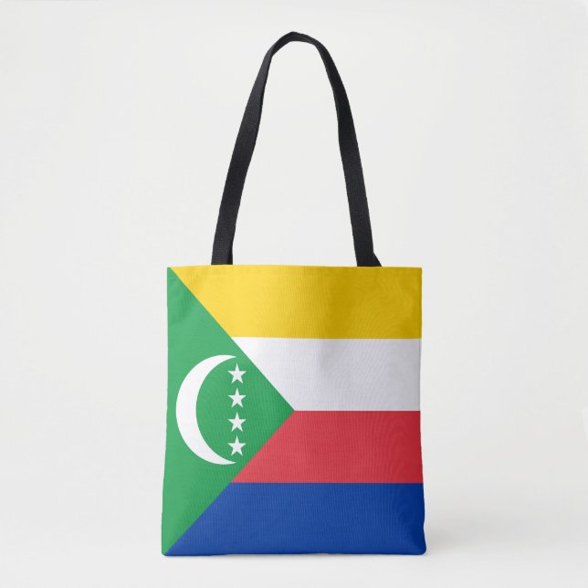 Bolsa Tote Bandeira das Comores (Frente)
