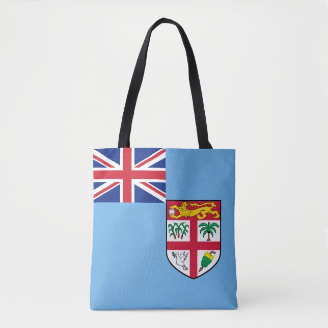 Bolsa Tote Bandeira das Fiji (Frente)