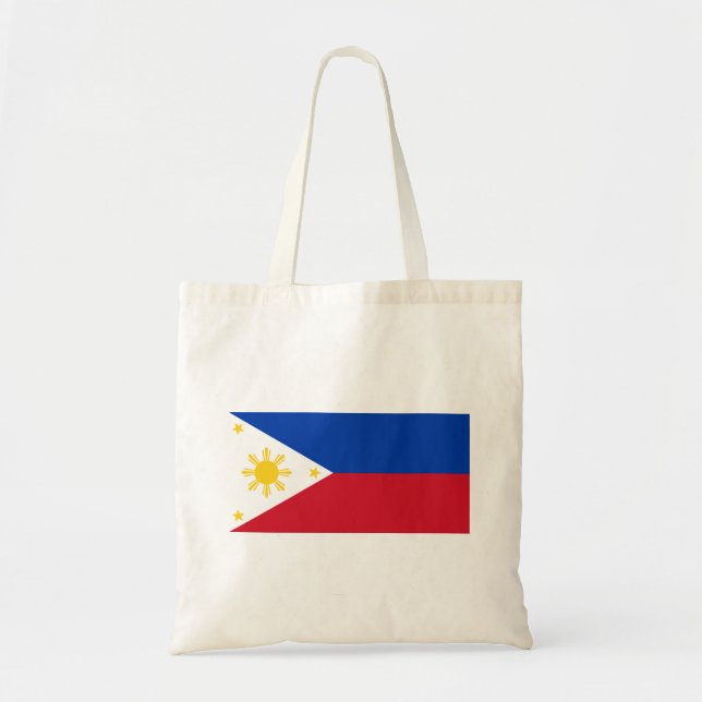 Bolsa Tote Bandeira das Filipinas (Frente)