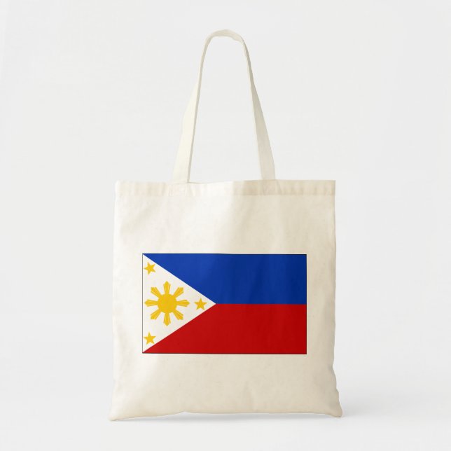 Bolsa Tote Bandeira das Filipinas (Frente)