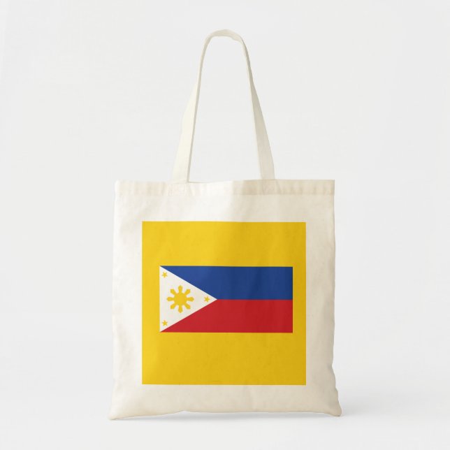 Bolsa Tote Bandeira das Filipinas (Frente)