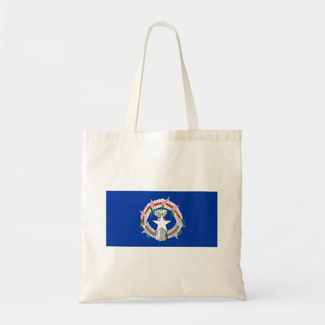 Bolsa Tote Bandeira das Ilhas Marianas do Norte (Frente)