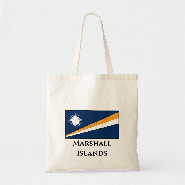 Bolsa Tote Bandeira das Ilhas Marshall (Frente)