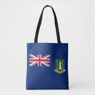 Bolsa Tote Bandeira das Ilhas Virgens Britânicas