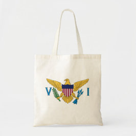 Bolsa Tote Bandeira das Ilhas Virgens dos Estados Unidos