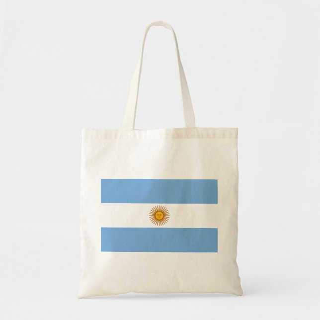 Bolsa Tote Bandeira de Argentina - bandera de Argentina (Frente)