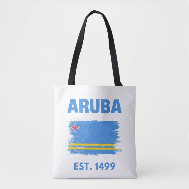 Bolsa Tote bandeira de Aruba (Frente)