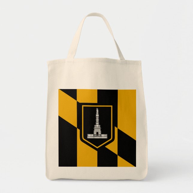 Bolsa Tote Bandeira de Baltimore, Maryland (Frente)