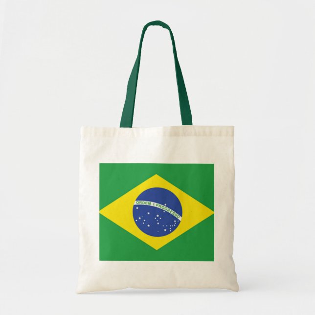 Bolsa Tote Bandeira de Brasil (Frente)