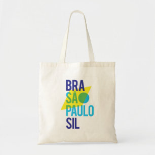 Bolsa Tote Bandeira de Brasil São Paulo