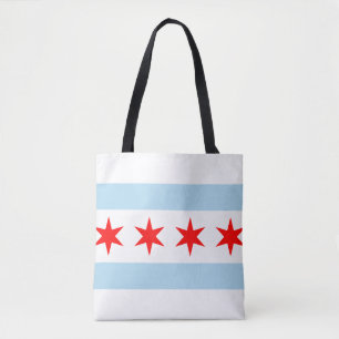 Bolsa Tote Bandeira de Chicago, Illinois