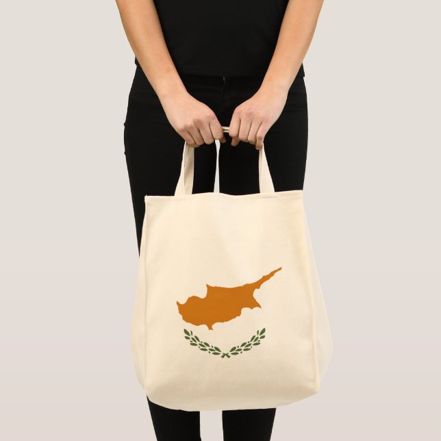 Bolsa Tote Bandeira de Chipre (Frente (produto))
