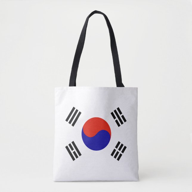 Bolsa Tote Bandeira de Coreia do Sul (Frente)