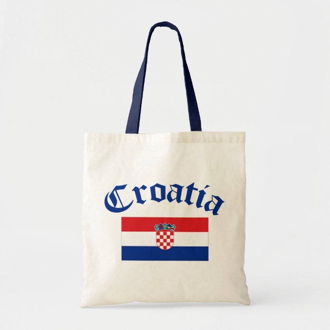 Bolsa Tote Bandeira de Croatia (Frente)
