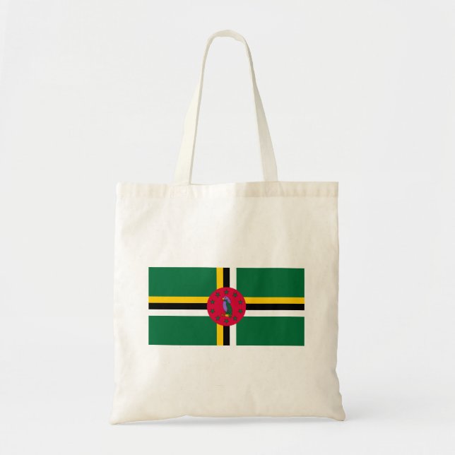 Bolsa Tote Bandeira de Dominica (Frente)