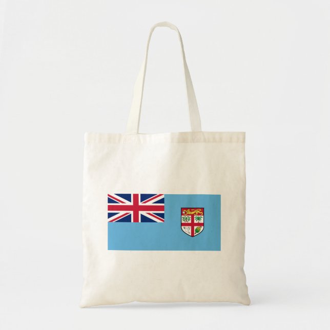 Bolsa Tote Bandeira de Fiji (Frente)