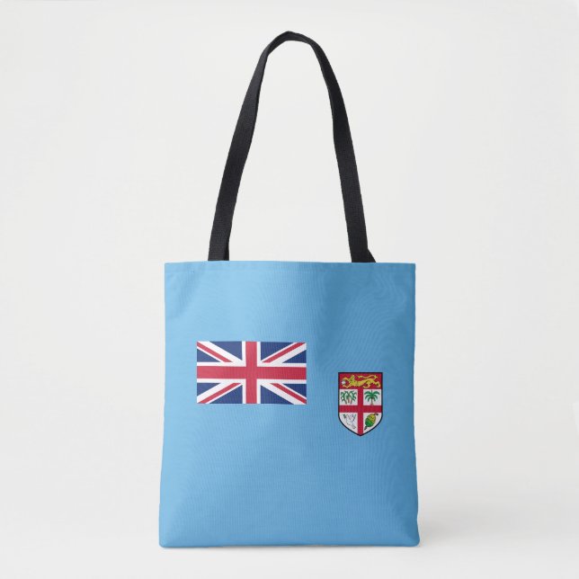 Bolsa Tote Bandeira de Fiji (Frente)