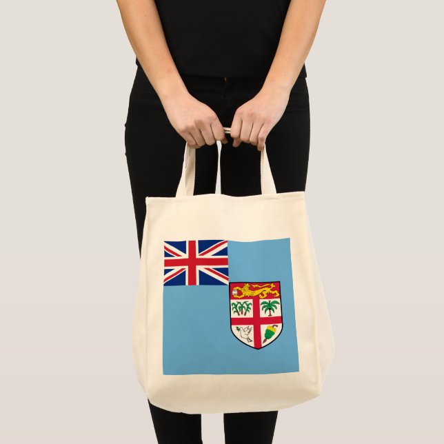 Bolsa Tote bandeira de Fiji (Frente (produto))