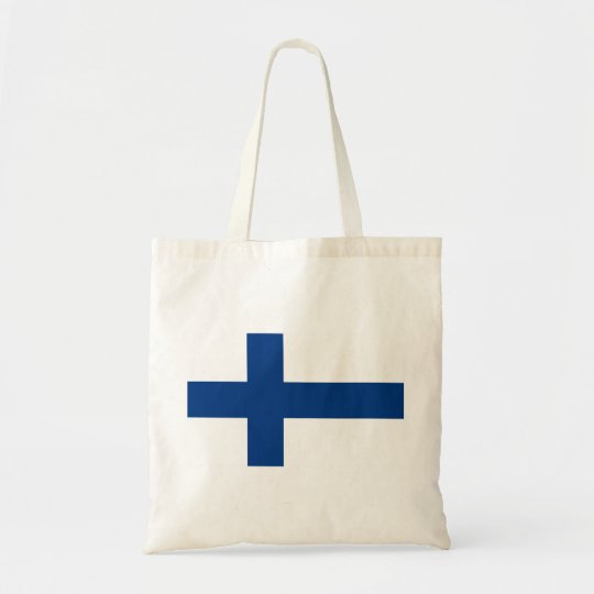 Bolsa Tote Bandeira de Finlandia (lippu de Suomen, flagga de