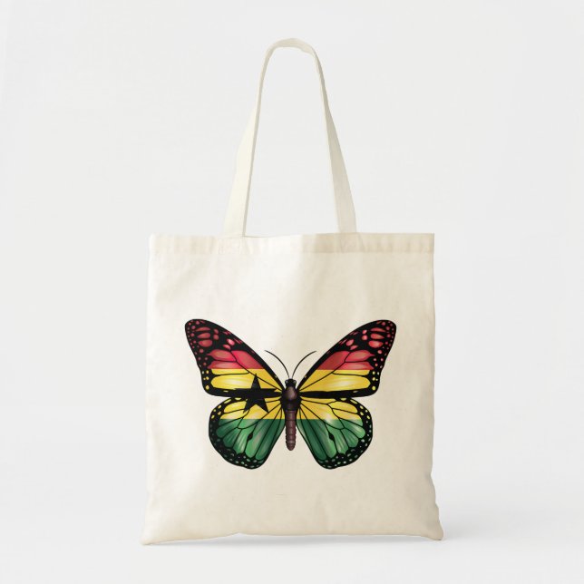 Bolsa Tote Bandeira de Gana (Frente)