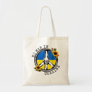 Bolsa Tote Bandeira De Girassol Ucraniano Sem guerra Na Ucrân