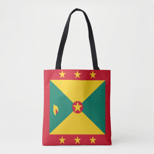 Bolsa Tote Bandeira de Grenada (Frente)