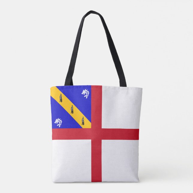Bolsa Tote Bandeira de Herm (Verso)