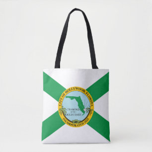Bolsa Tote Bandeira de Hollywood, Flórida