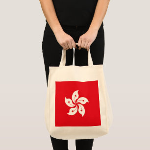 Bolsa Tote Bandeira de Hong Kong