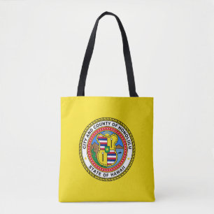 Bolsa Tote Bandeira de Honolulu, Havaí