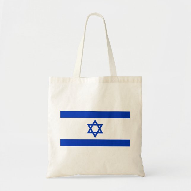 Bolsa Tote Bandeira de Israel (Frente)